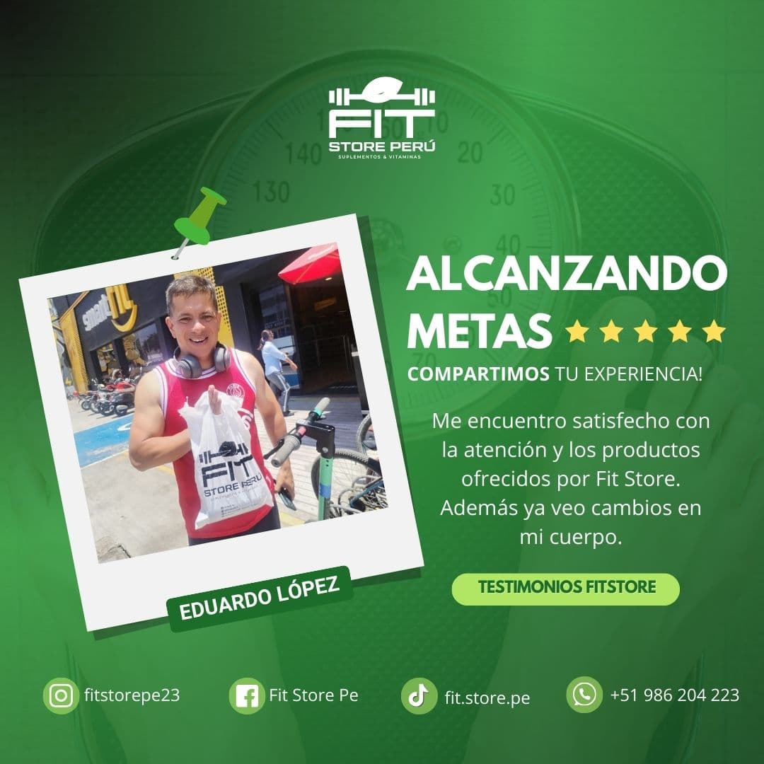 Eduardo López, cliente real de Fit Store Perú